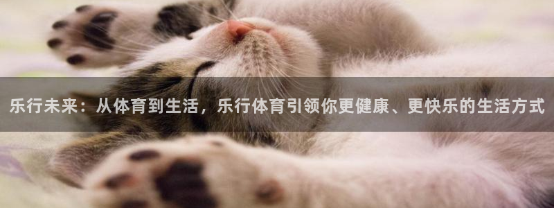 乐行未来：从体育到生活，乐行体育引领你更健康、更快乐的生活方式
