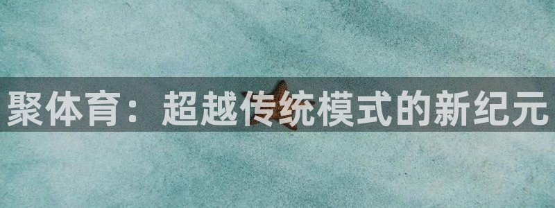 聚体育：超越传统模式的新纪元