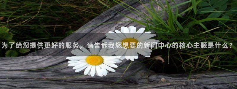 为了给您提供更好的服务，请告诉我您想要的新闻中心的核心主题是什么？
