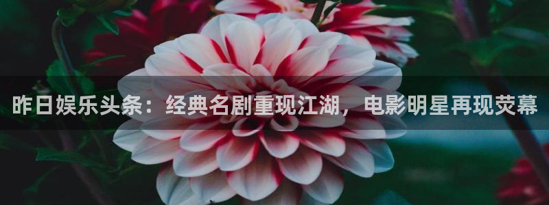 昨日娱乐头条：经典名剧重现江湖，电影明星再现荧幕
